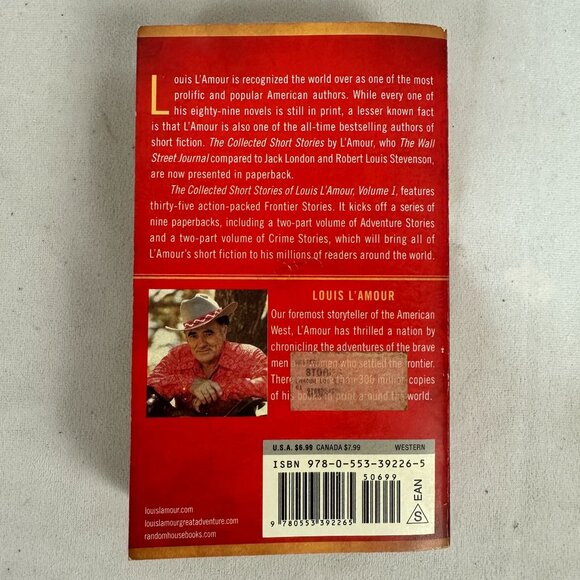 The Collected Short Stories Of Louis LAmour Volume 1 Frontier Stories Paperback - Picture 2 of 4
